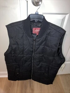 Arizona Black Vest New With Tag - Picture 1 of 2