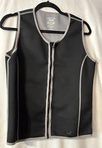 BCG Womens Composition Black Sleeveless Vest Zip Neoprene Filling Size L (J30) - Picture 1 of 5