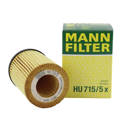 Filtro de aceite de motor Mann HU 715/5x para BMW E53 E60 E63 E65 545i 645Ci 745Li Foto 1 de 4