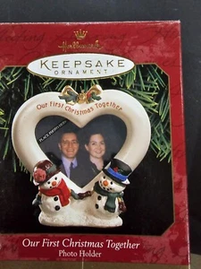 Hallmark Keepsake Christmas Our First Christmas Together Ornament Vintage 99 - Picture 1 of 3