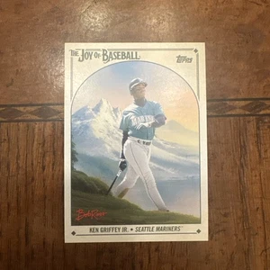 2023 Topps X Bob Ross La alegría del béisbol Ken Griffey Jr #40 Salón de la fama - Imagen 1 de 2