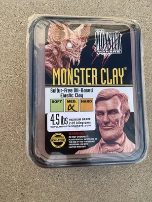 Arcilla Monster 4,5 libras arcilla elástica a base de aceite sin azufre Foto 1 de 2