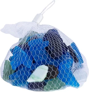 Decorative Tumbled Frosted Accent Glass Multi-colored - 1 Pound,Crystals - Picture 1 of 1