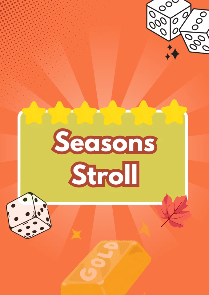 Seasons Stroll - Tarjeta 6 estrellas - Set 21 Mono_poly Foto 1 de 1