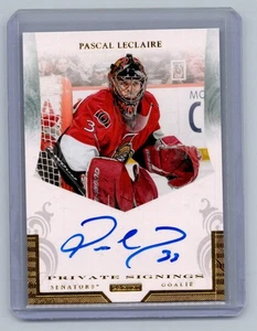 2011-12 Panini Certified #PL Pascal Leclaire AU Ottawa Senators - Picture 1 of 2