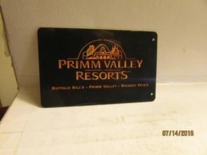Tarjeta llave sala casino PRIMM VALLEY RESORTS Buffalo Bill's Whiskey Pete's -cerrada - Imagen 1 de 4