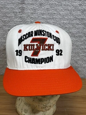 De colección 1992 NASCAR Winston Cup Champion Alan Kulwicki Sombrero #7 Snapback Stetson Foto 1 de 4