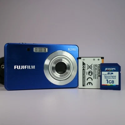 Fujifilm Digital Camera FinePix J12 10.0MP Blue Tested - Image 1 of 4