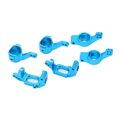 Blue Ball Bearing Aluminum Alloy Steering Hub Mount Set For HSP 1/10 102010 - Image 1 of 4