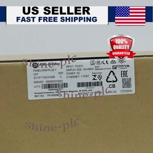 2711P-T10C21D8S HMI PanelView Plus 7 10" Factory Seal AB 2711PT10C21D8S Box - Picture 1 of 9