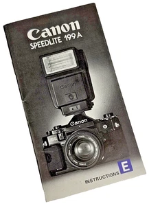 Canon Speedlite 199A Cámara Flash Manual de instrucciones ~ ENVÍO GRATUITO - Imagen 1 de 3