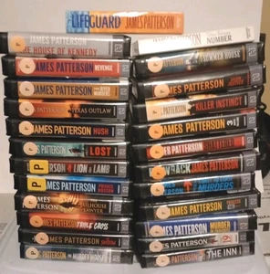 James Patterson CD Audiobook Lot (25) Suspense Thriller Mystery Ex Lib Good - Picture 1 of 9