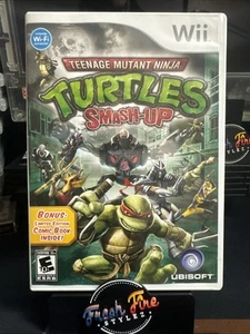 Teenage Mutant Ninja Turtles Smash Up (Nintendo Wii, 2009) Spiel Disc Hülle Handbuch - Bild 1 von 4