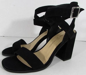 $90.00 Zapatos Sandalia China Lavandería Mujer Sitara Tacón Bloque, Negros, EE. UU. 6.5 - Imagen 1 de 7