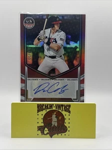 DEAN CURLEY 2025 Panini USA Baseball Stars & Stripes RED Auto #'d 55/99 - Picture 1 of 2