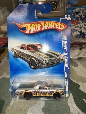 Chevy El Camino 2009 Hot Wheels #118 Heat Fleet 2/10 68 variante gris Pr5 Foto 1 de 3
