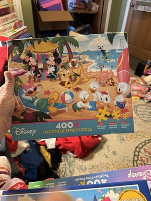 400 件 Together Time 米老鼠米老鼠海滩派对拼图 — 第 1/3 张图片