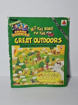 Libro de actividades The Incredible Crash Dummies 1992 Hit The Road To Great Outdoors Foto 1 de 2