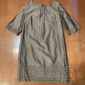 Burberry London Burberry Vestido Volantes Marrón Burberry N2046 - Imagen 1 de 24