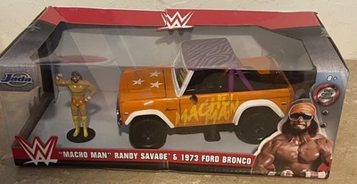 Jada 1:24 Hollywood Rides WWE "Macho Man" Randy Savage & 1973 Ford Bronco - Image 1 of 4