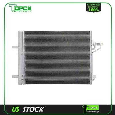 Aluminum AC Condenser Fits 2015-2018 Ford  Focus 2014-2018 Ford  Transit Connect - Image 1 of 4