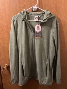 Avalanche Men’s Zip Up Green Hooded Jacket-Size M-NWT-AWESOME- - Picture 1 of 7