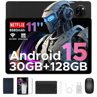 DOOGEE Tab A9 Pro+ Android 16 Tablet 30GB+128GB 8580mAh 11 Zoll Tablet 2025 Neu - Bild 1 von 4