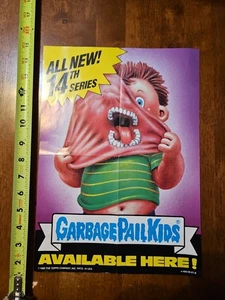 RARE OLD VINTAGE GARBAGE PAIL KIDS 14TH SERIES POSTER CARDS TOPPS - Picture 1 of 7