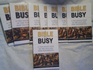 LOT OF 8 BIBLE FOR THE BUSY SOFTCOVER BOOKS, two hour tour of old/new testaments - Picture 1 of 5