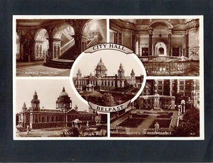 F2232 Northern Ireland Belfast City Hall 5 image RPPC vintage postcard - Picture 1 of 2