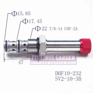 2-position3-way hydraulic cartridge solenoid directional valveDHF10-232SV2-10-3B - Picture 1 of 5