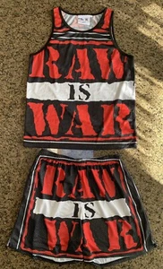 Chalk line RAW WWE Shirt Jersey Shorts Set (Rare Set Opportunity) - Picture 1 of 10