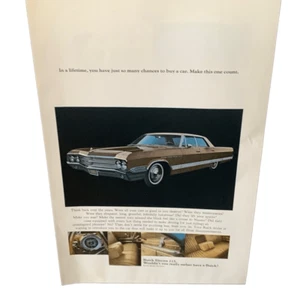 Vintage 1965 Buick Electra 225 In a Lifetime Ad Advertisement - Picture 1 of 1