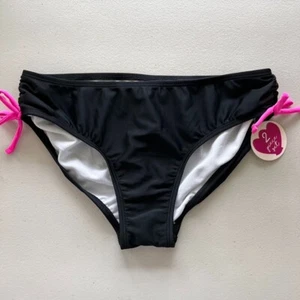 Costume da bagno per bambina taglia 16 glitter spiaggia nero fondo bikini - Foto 1 di 7