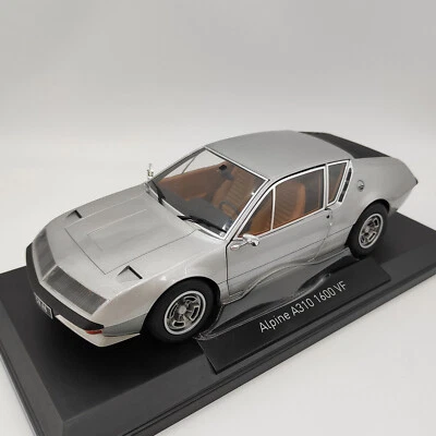 Diecast NOREV 1/18 Scale Renault Alps Alpine A310 1600vf Alloy Car Model Silver - Image 1 of 4