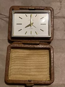 Vintage Looping 15 Jewell Lever 8 Day Alarm Clock.Swiss Made.Working Condition - Picture 1 of 18