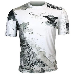 BTOPFORM [FR-347W] Volldruck Rundhalsausschnitt grafisches T-Shirt Training Sport Fitnessstudio MMA - Bild 1 von 7