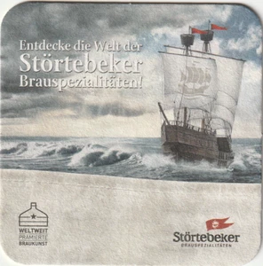Bierdeckel der Brauerei Störtebeker Sortenkompass / Gebraucht - Bild 1 von 2