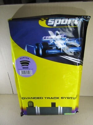 87T Scalextric C8206 Cina Raggio 2 Curva 45° X 2 Slot 12V 2 Curve - Immagine 1 di 4