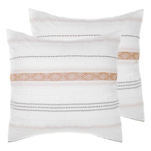 Pickford Blush Euro Sham Set of 2 - Levtex Home - Picture 1 of 3