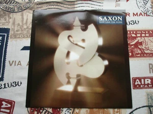 SAXON RIDE LIKE THE WIND ORIGINAL 1988 EMI RECORDS UK 3 TRACK 12" VINLY SINGLE - Picture 1 of 6