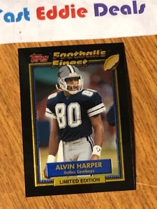 1992 TOPPS NFL FOOTBALL'S FINEST ALVIN HARPER INSERT CARD 10 OF 44 LIMITED ED - Picture 1 of 2