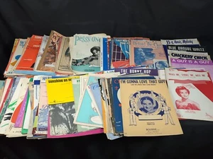 LOT OF 60+ Pieces Classical Sheet Music Books Full Songbooks 40s-80s Piano/Organ - Picture 1 of 10