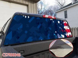 Ver a través de camioneta SUV ventana trasera gráficos calcomanía envoltura tinte #46 - Imagen 1 de 6