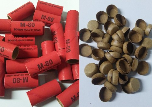 Pyro Tubes & Kraft Plugs Stamped M80 9/16 x 1-1/2 100ct | eBay