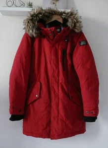 Schott Army Type-U Fur Hooded Parka Jacket Flyer's Men - Red - Sz S - Picture 1 of 16