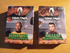 STAR TREK CCG TROUBLE WITH TRIBBLES FEDERATION AND KLINGON STARTERS