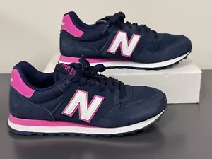 New Balance 500 Women’s Size 7 Shoes Blue Pink Athletic Running Sneakers EUC - Picture 1 of 12