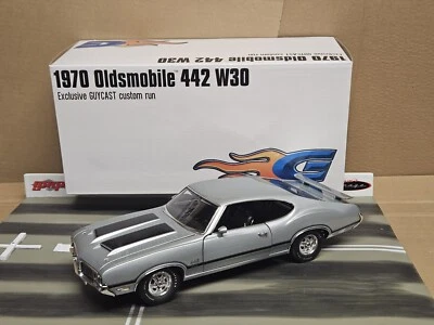 GMP ACME 1:18 1970 OLDSMOBILE 442 PRATA APENAS 442 FEITO A1805604GC - Imagem 1 de 4