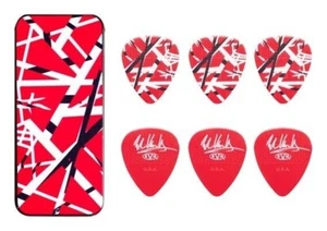 Eddie Van Halen Guitar Picks EVH Frankenstein Max Grip Pick Tin Collectible - Picture 1 of 6